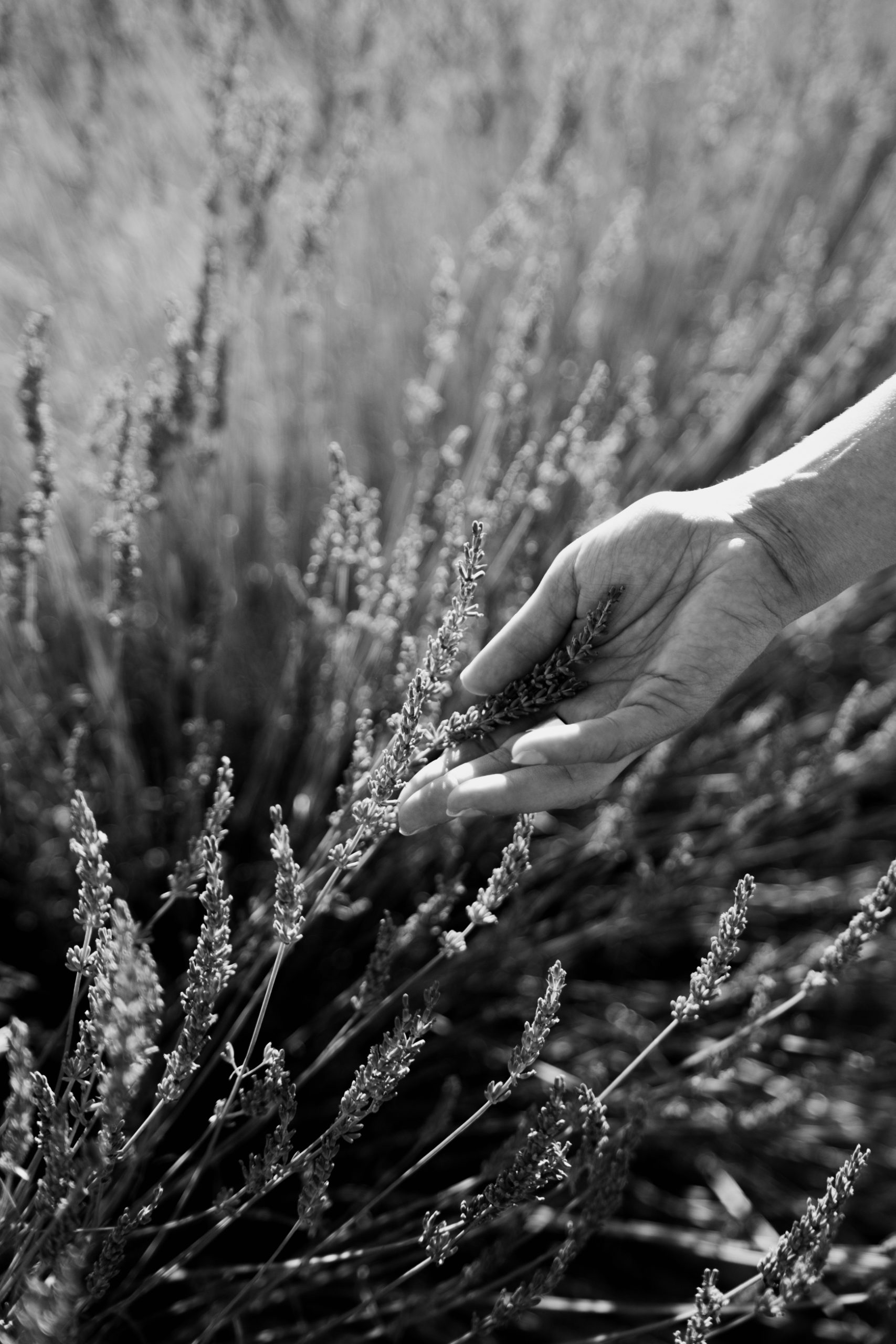 A7308840 Femme prenant un temps de pause et d'écoute de ses sensations
